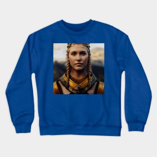 Viking Shield Maiden Crewneck Sweatshirt